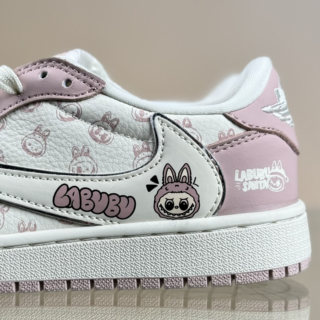 Nike Air Jordan 1 x Travis Scott AJ1倒勾 乔一倒钩 ‘DIY’定制 耐克 低帮文化篮球鞋LD2028-057