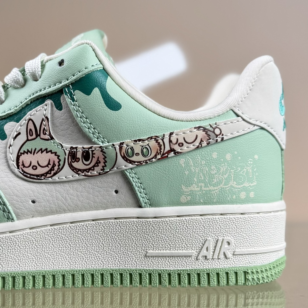 Nike Air Force 1'07 Low 米绿拉布布 空军一号低帮休闲板鞋 KB1688-007