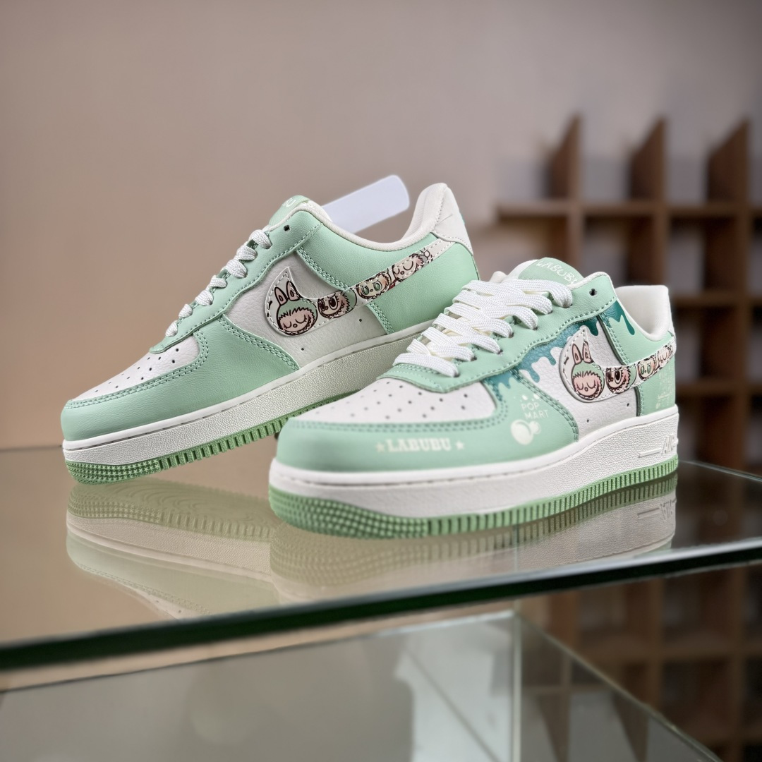 Nike Air Force 1'07 Low 米绿拉布布 空军一号低帮休闲板鞋 KB1688-007