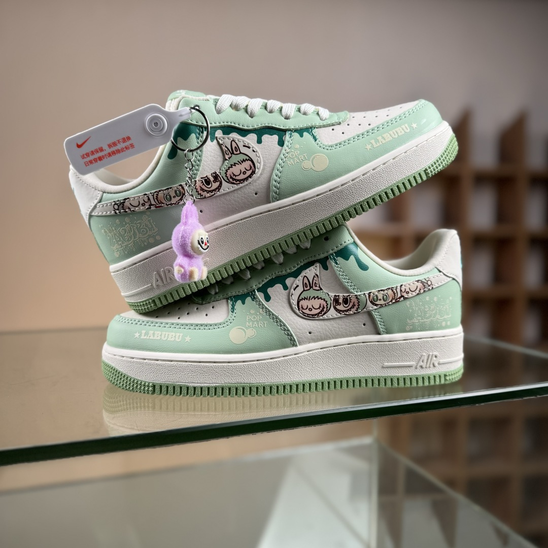 Nike Air Force 1'07 Low 米绿拉布布 空军一号低帮休闲板鞋 KB1688-007