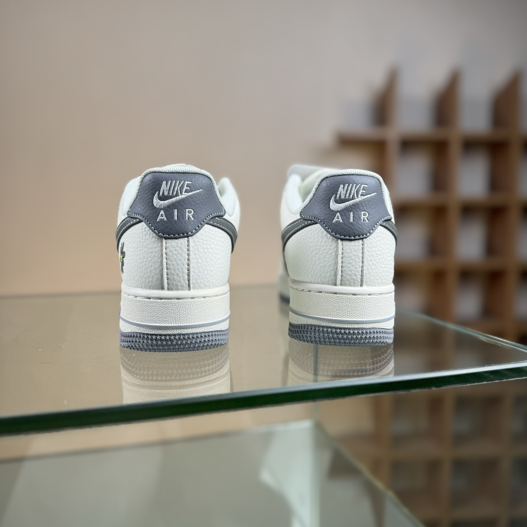 Nike Air Force 1'07 Low Supreme联名 涂鸦米灰勾 空军一号低帮休闲板鞋 QW5606-272