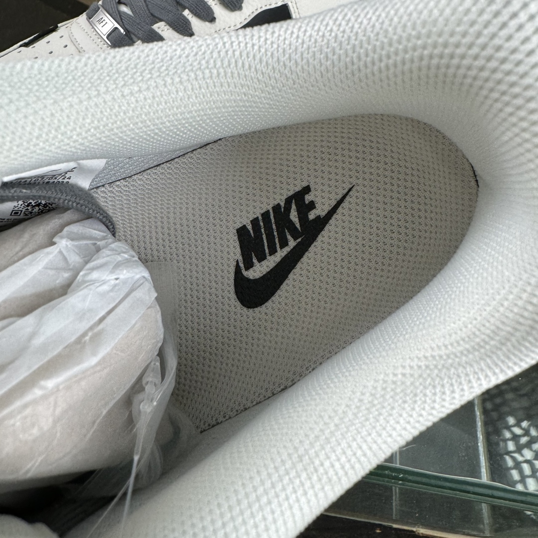 Nike Air Force 1'07 Low Supreme联名 涂鸦米灰勾 空军一号低帮休闲板鞋 QW5606-272