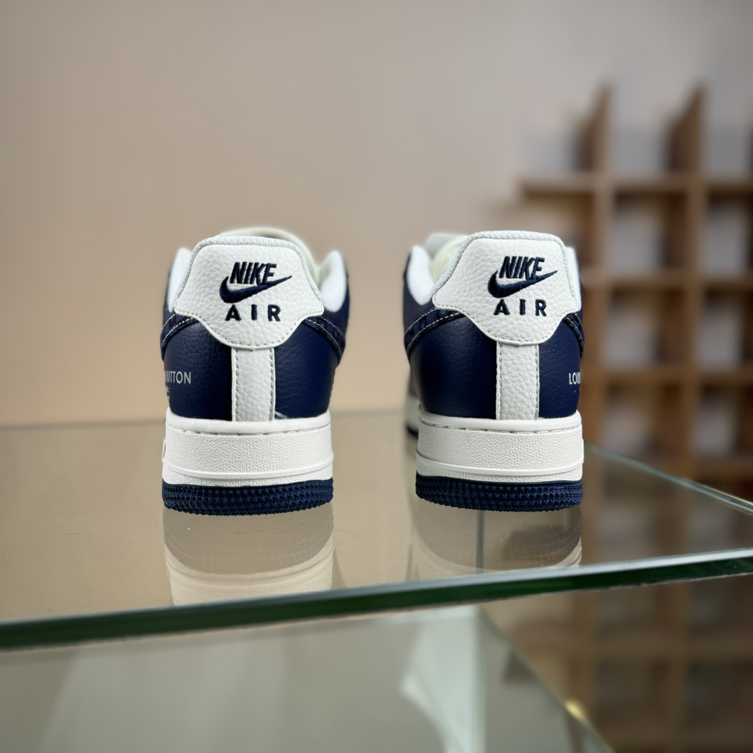 Nike Air Force 1'07 Low LV联名 海军蓝腰果花 空军一号低帮休闲板鞋 JP8028-009