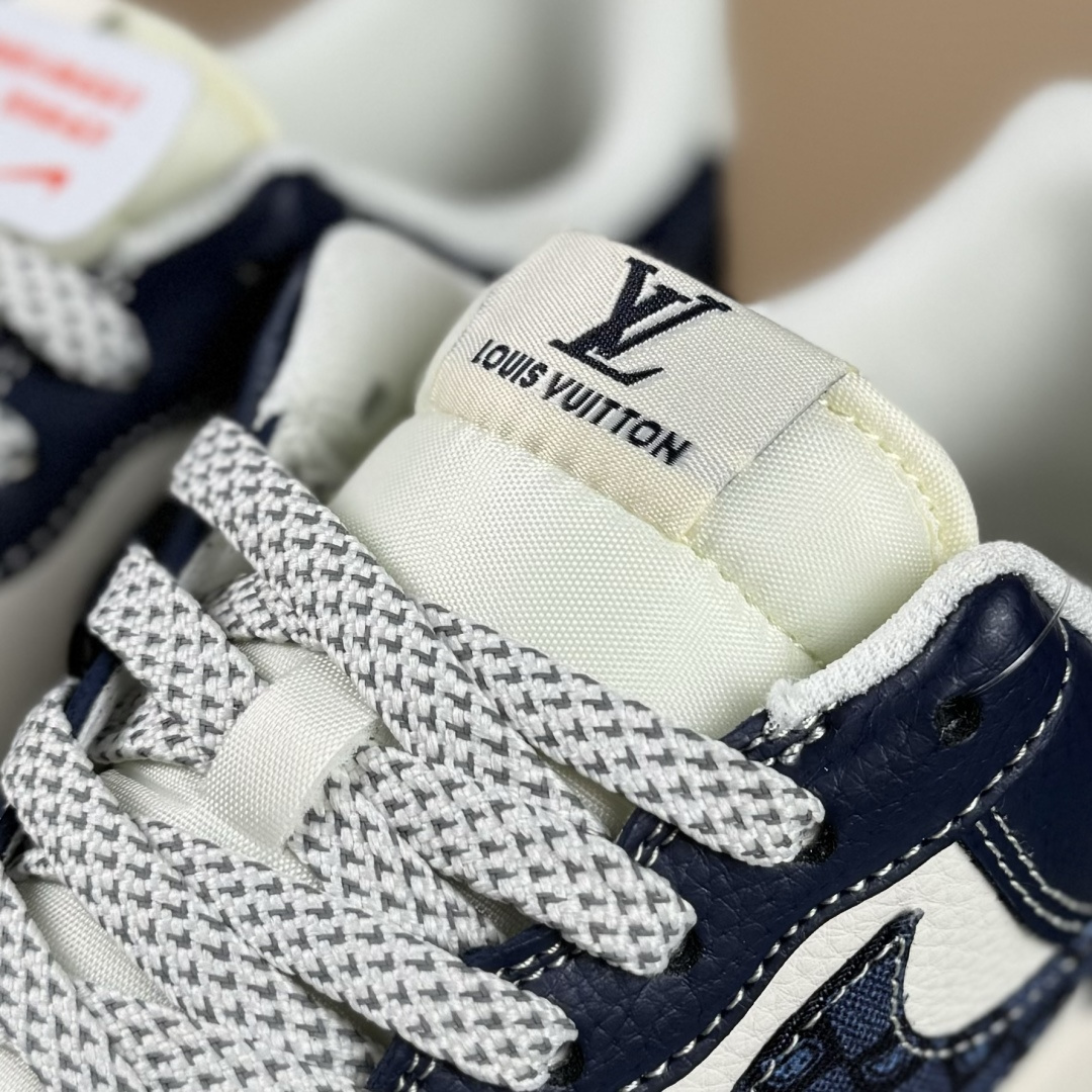 Nike Air Force 1'07 Low LV联名 海军蓝腰果花 空军一号低帮休闲板鞋 JP8028-009