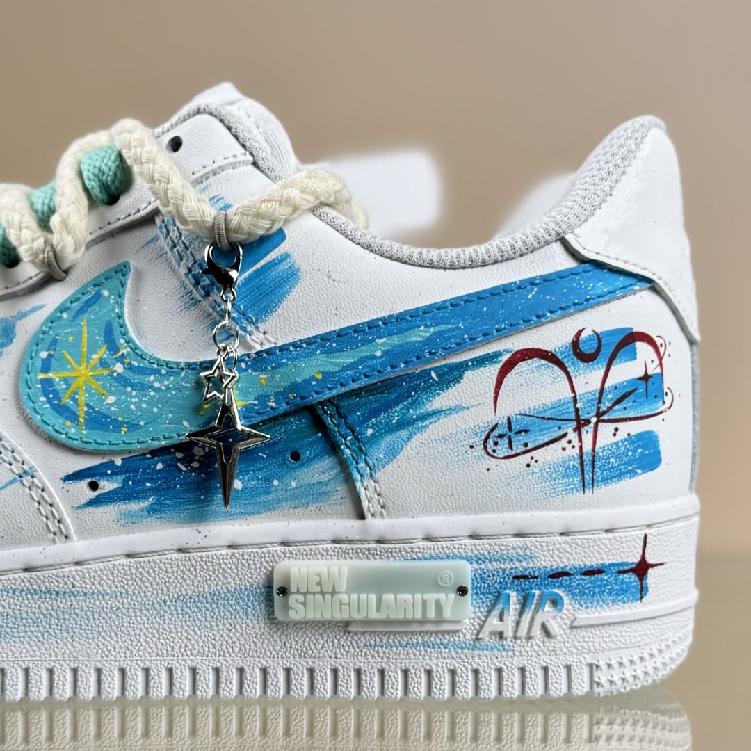 Nike Air Force 1'07 Low ”Aries” 手绘涂鸦十二星座系列 白羊座 空军一号低帮休闲板鞋 星座321-419