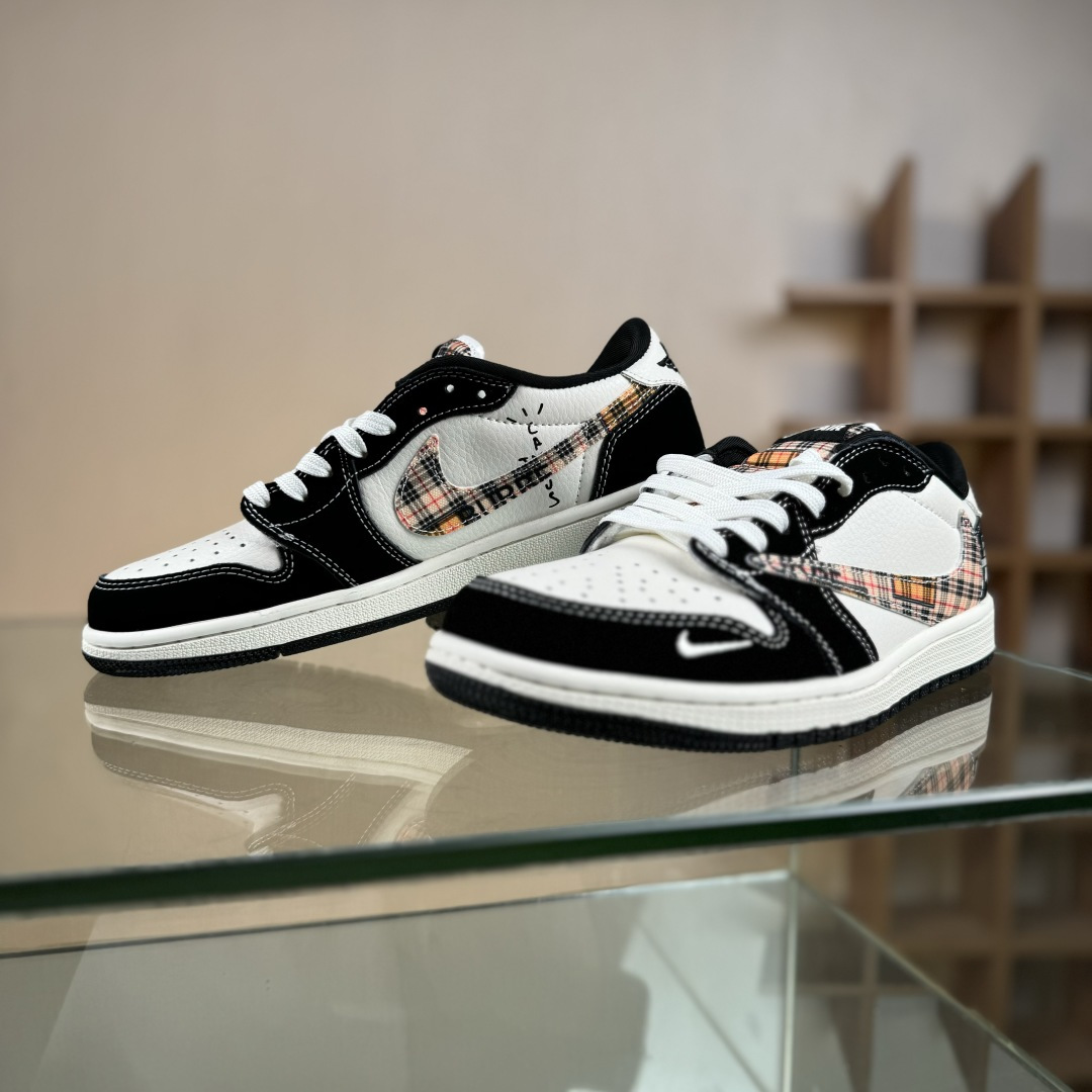 Travis Scott x Fragment Design x Air Jordan 1 Low OG SP AJ1 乔1 联名款 低帮文化休闲板鞋 XS2025-048
