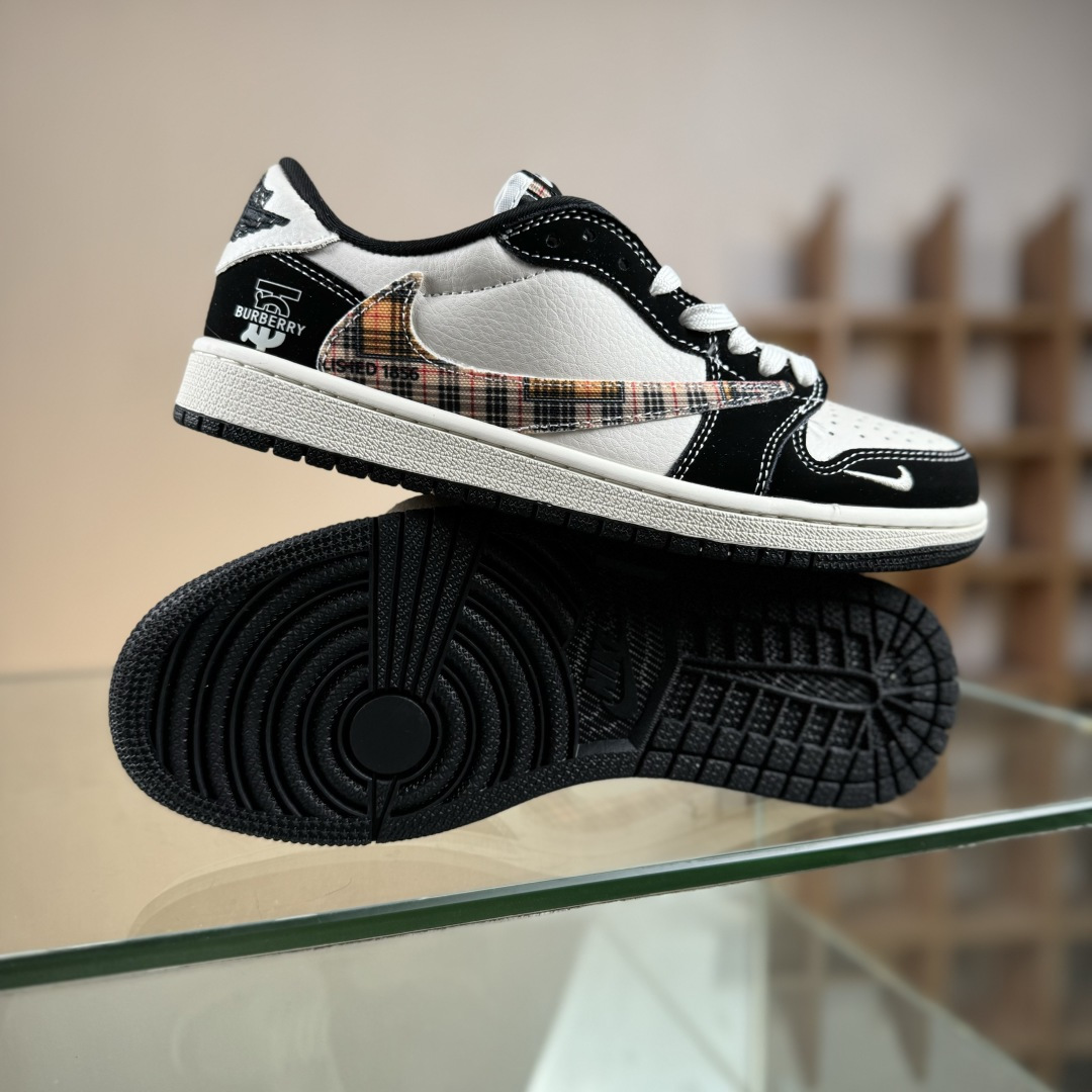 Travis Scott x Fragment Design x Air Jordan 1 Low OG SP AJ1 乔1 联名款 低帮文化休闲板鞋 XS2025-048