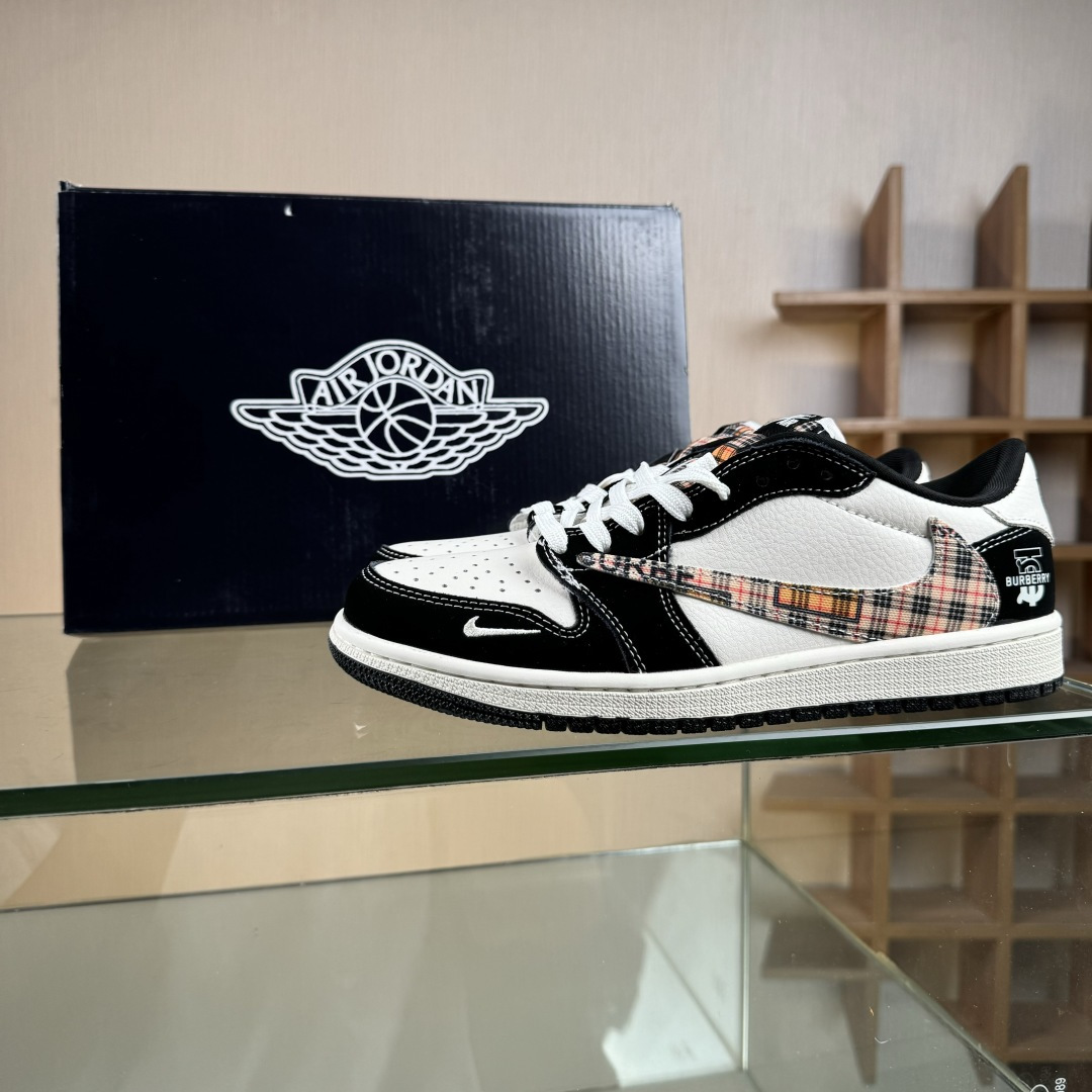 Travis Scott x Fragment Design x Air Jordan 1 Low OG SP AJ1 乔1 联名款 低帮文化休闲板鞋 XS2025-048