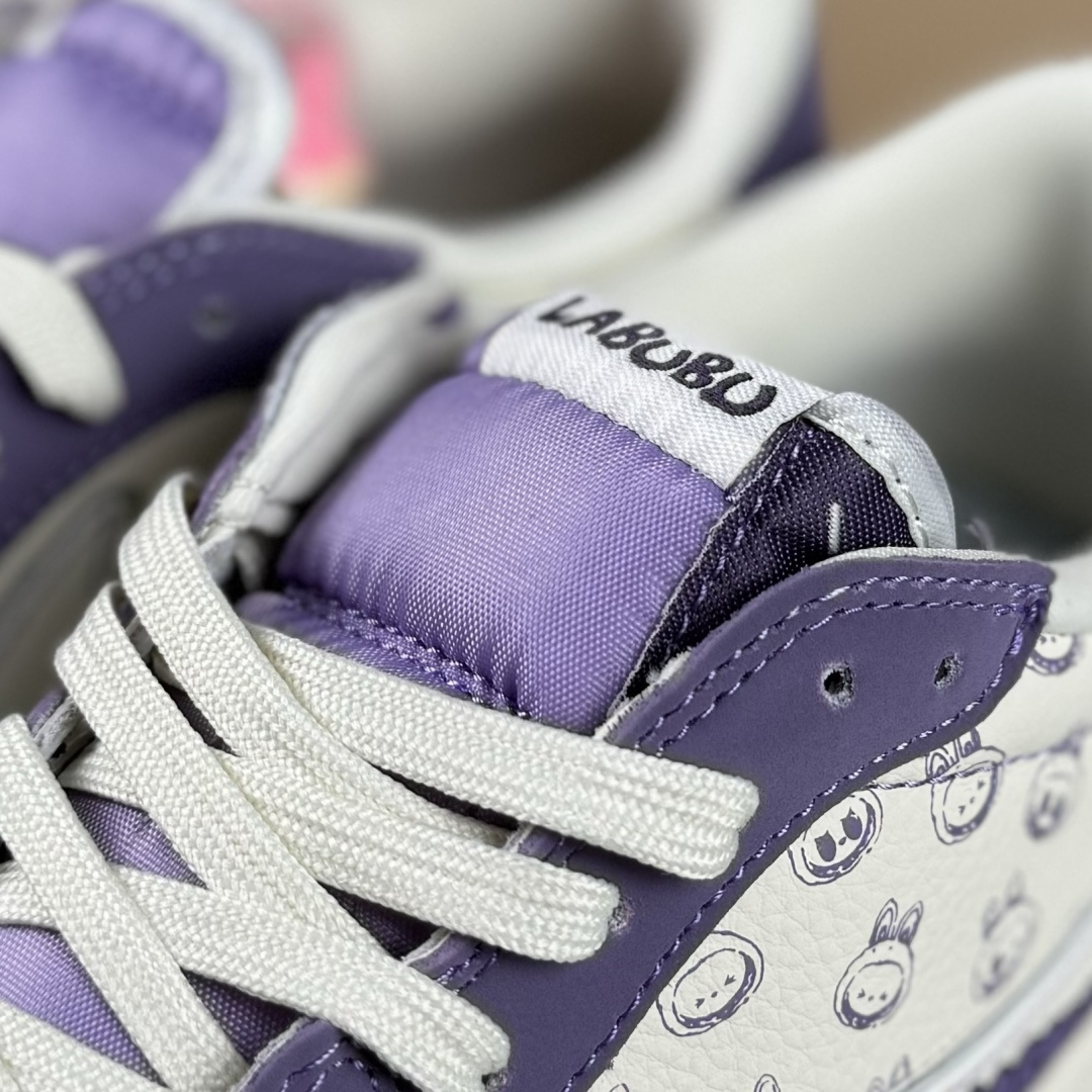 Travis Scott x Nike Air Jordan 1 Low x LABUBU Air Jordan 1 Low 反转紫白拉布布倒钩 LD2028-058