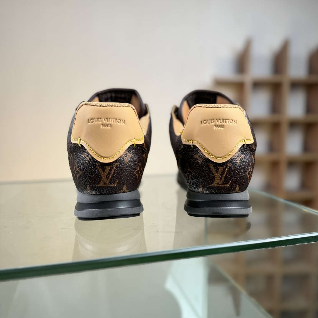 LOUIS VUITTON xNigo 联名款 Buttersoft FW25 牛皮革羊皮革 圆头系带 低帮 生活休闲鞋