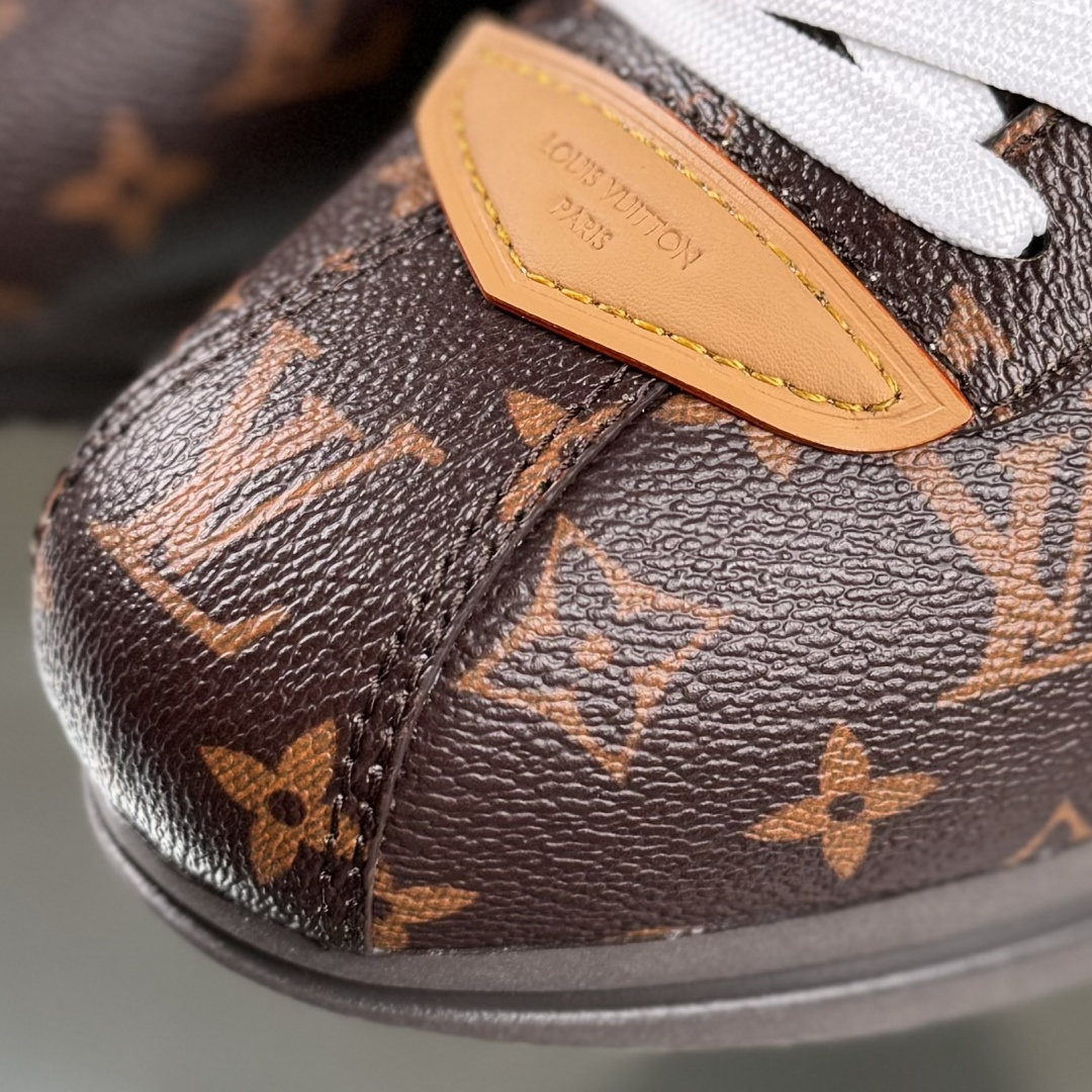 LOUIS VUITTON xNigo 联名款 Buttersoft FW25 牛皮革羊皮革 圆头系带 低帮 生活休闲鞋