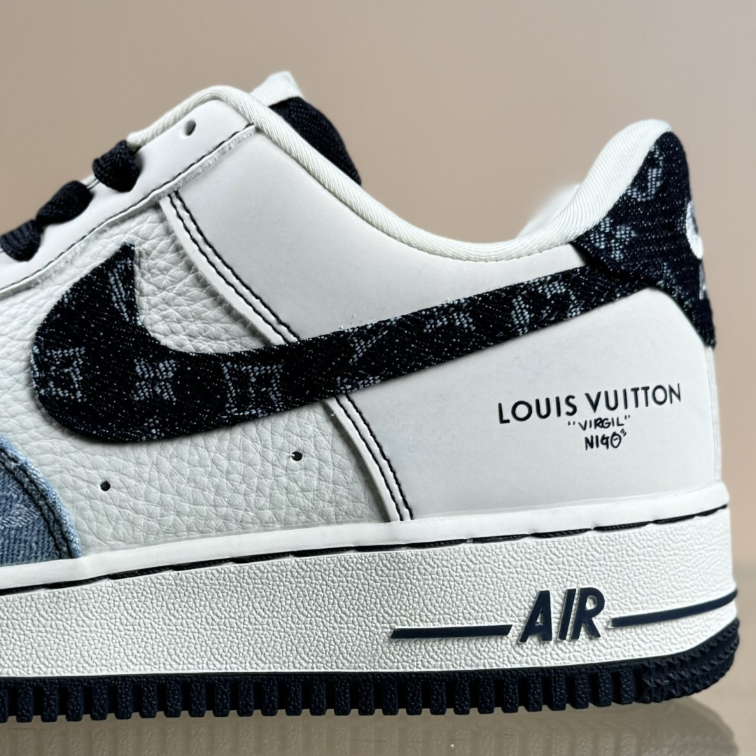 Nike Air Force 1'07 Low LV联名 拼接牛仔 空军一号低帮休闲板鞋 SC0601-556