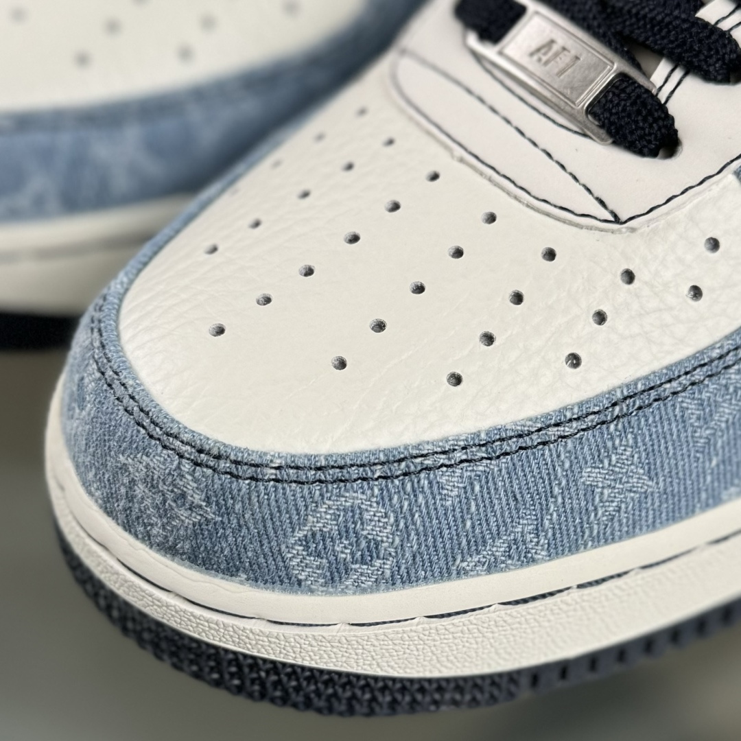 Nike Air Force 1'07 Low LV联名 拼接牛仔 空军一号低帮休闲板鞋 SC0601-556