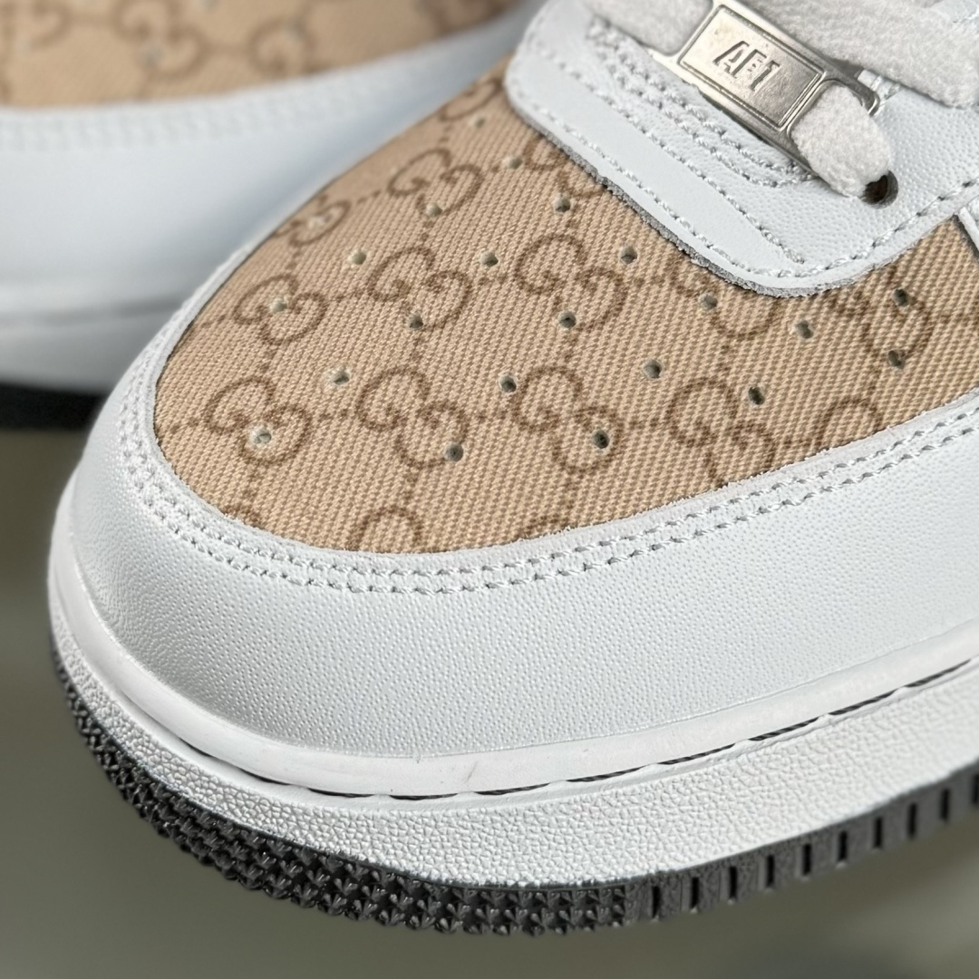 Nike Air Force 1'07 Low 古驰联名 花纹草绿 空军一号低帮休闲板鞋 AH8462-004