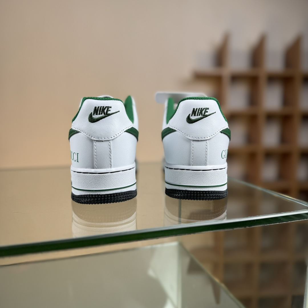 Nike Air Force 1'07 Low 古驰联名 花纹草绿 空军一号低帮休闲板鞋 AH8462-004