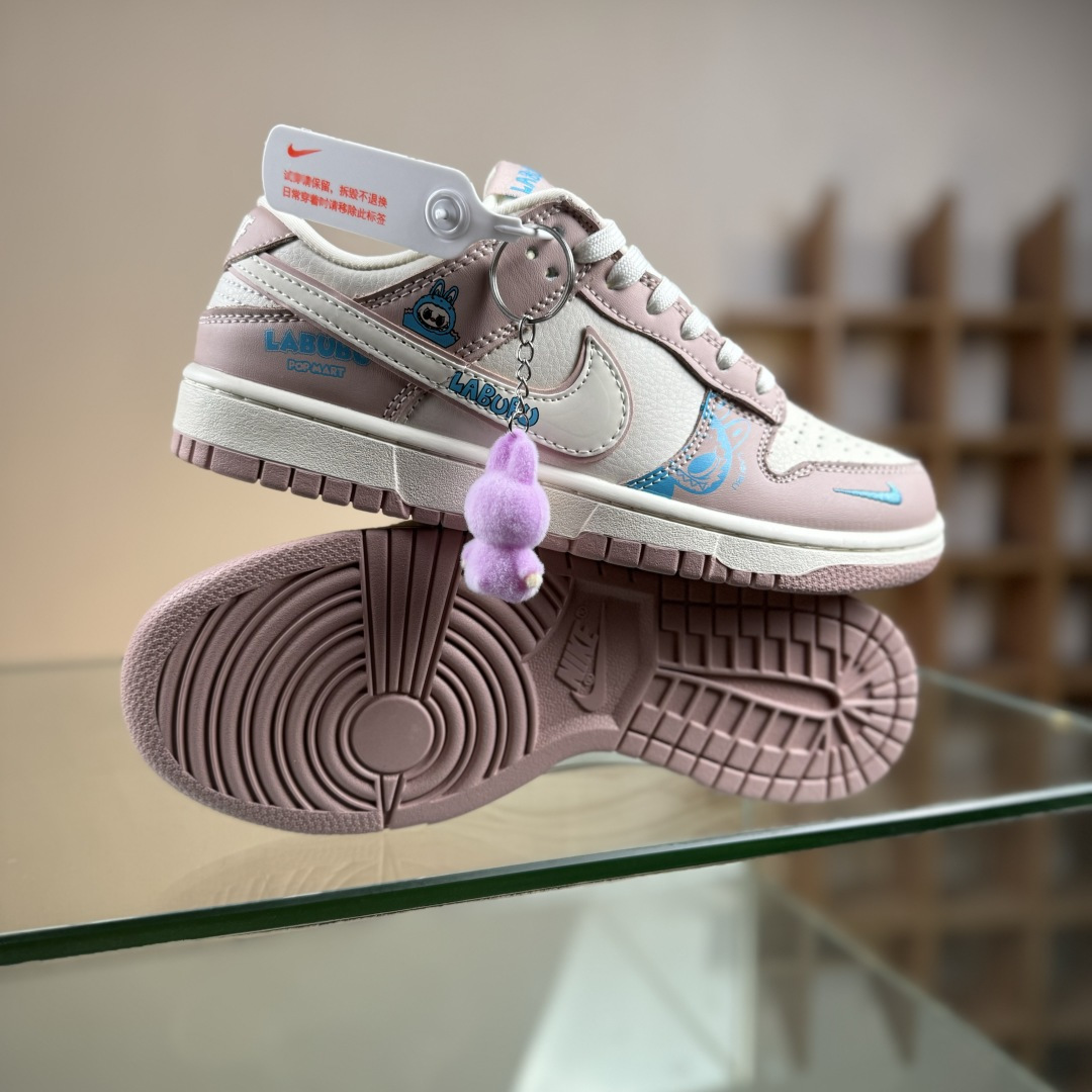 Nike SB Dunk Low x LABUBU 粉白小勾 DG2025-005