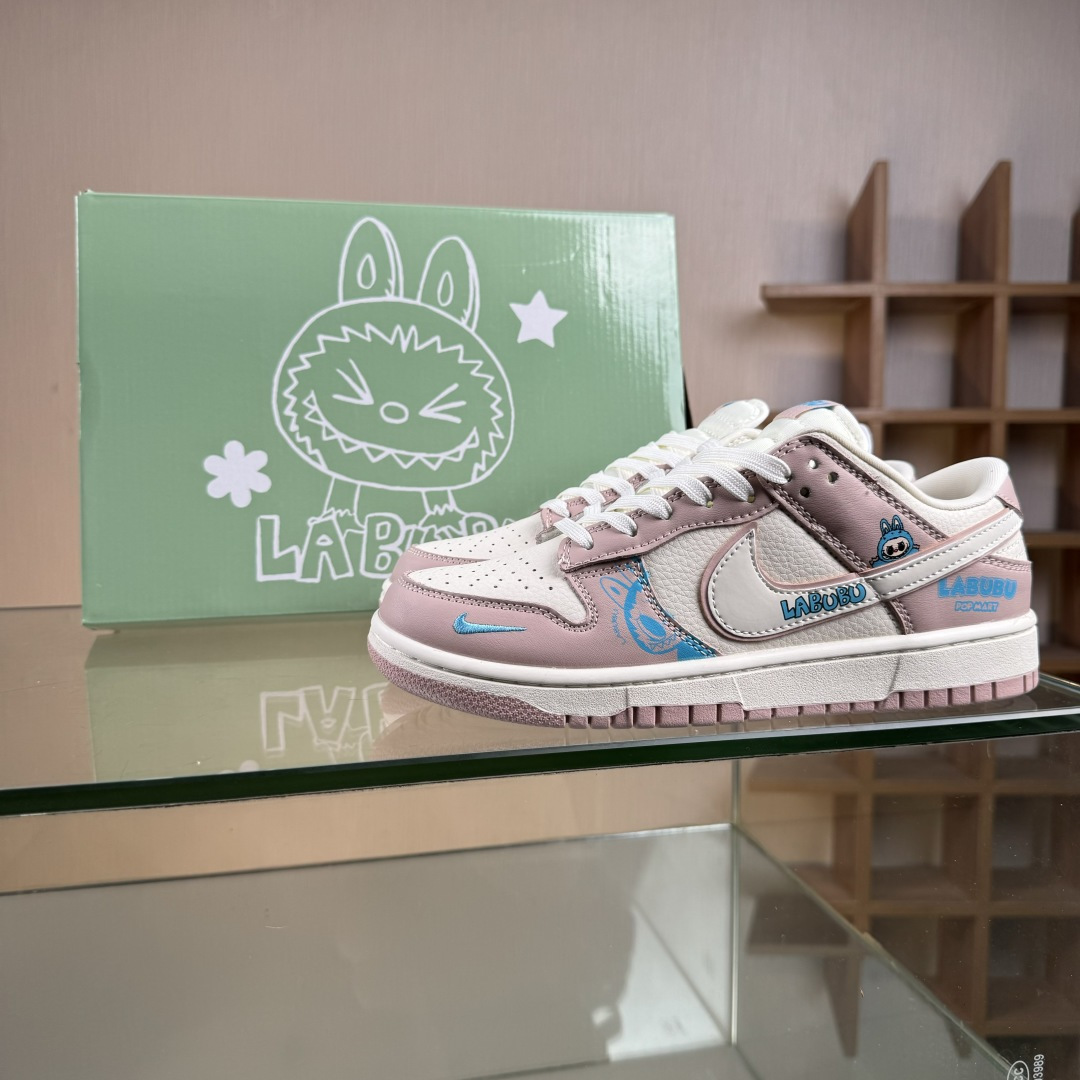 Nike SB Dunk Low x LABUBU 粉白小勾 DG2025-005