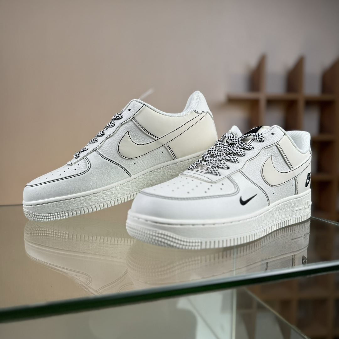 Nike Air Force 1'07 Low 米黑线 空军一号低帮休闲板鞋 CS5288-032