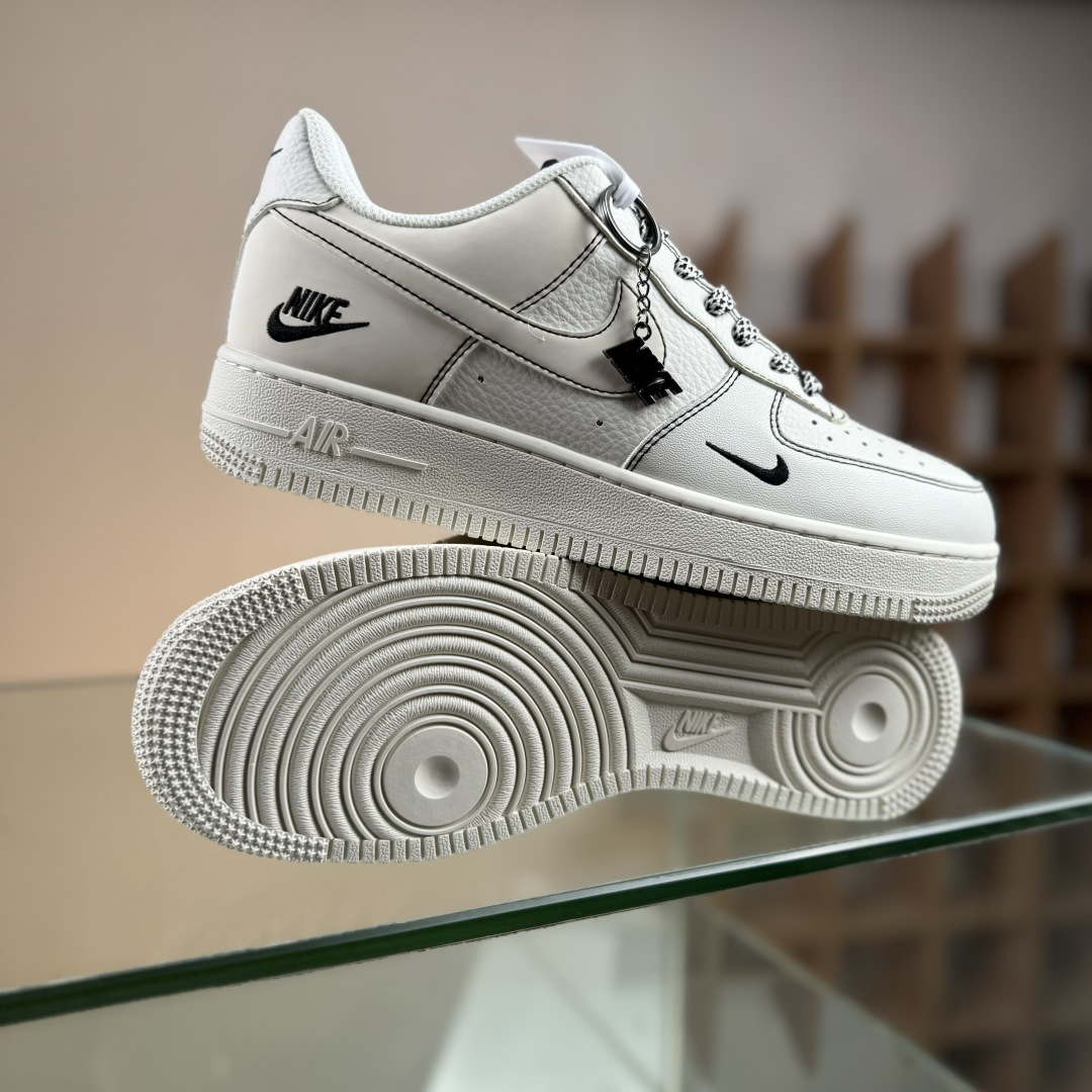 Nike Air Force 1'07 Low 米黑线 空军一号低帮休闲板鞋 CS5288-032