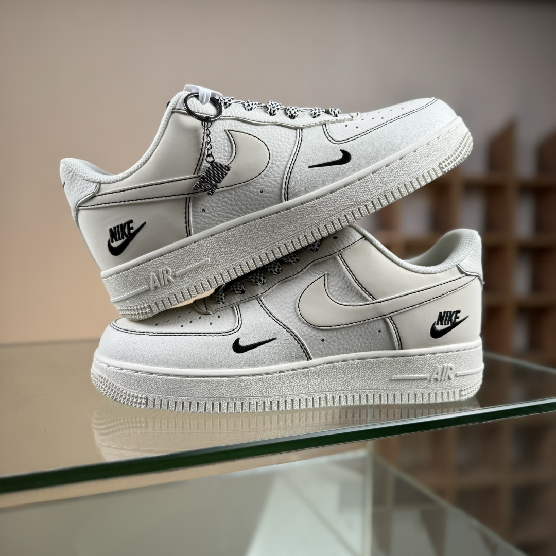 Nike Air Force 1'07 Low 米黑线 空军一号低帮休闲板鞋 CS5288-032