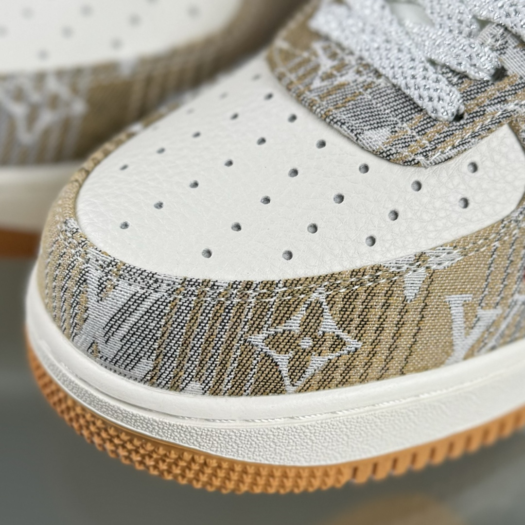 Nike Air Force 1'07 Low LV联名 灰棕花布 空军一号低帮休闲板鞋 DF0188-076