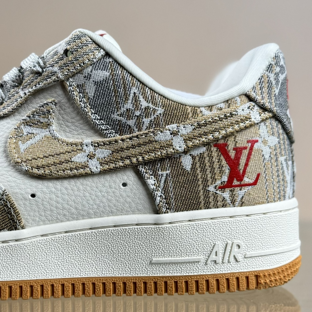 Nike Air Force 1'07 Low LV联名 灰棕花布 空军一号低帮休闲板鞋 DF0188-076