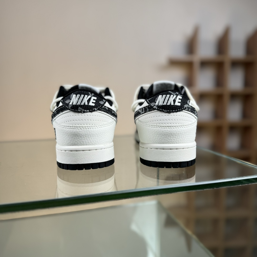 Nike SB Dunk Low LV联名 黑花抽绳 周年高端定制 低帮休闲板鞋 YX5066-385