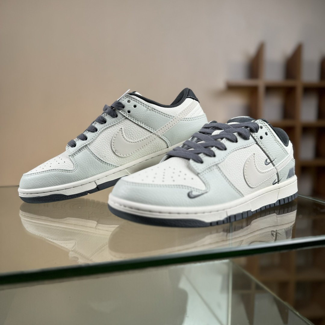 Nike SB Dunk Low 耐克抹茶灰 周年高端定制 低帮休闲板鞋 JP1628-056