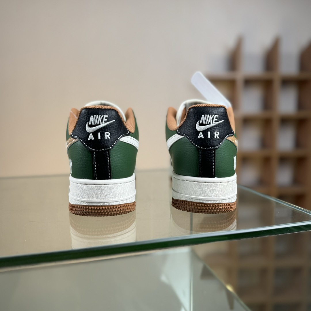 Nike Air Force 1'07 Low UN联名 草绿拼接生胶 空军一号低帮休闲板鞋 JP8028-006