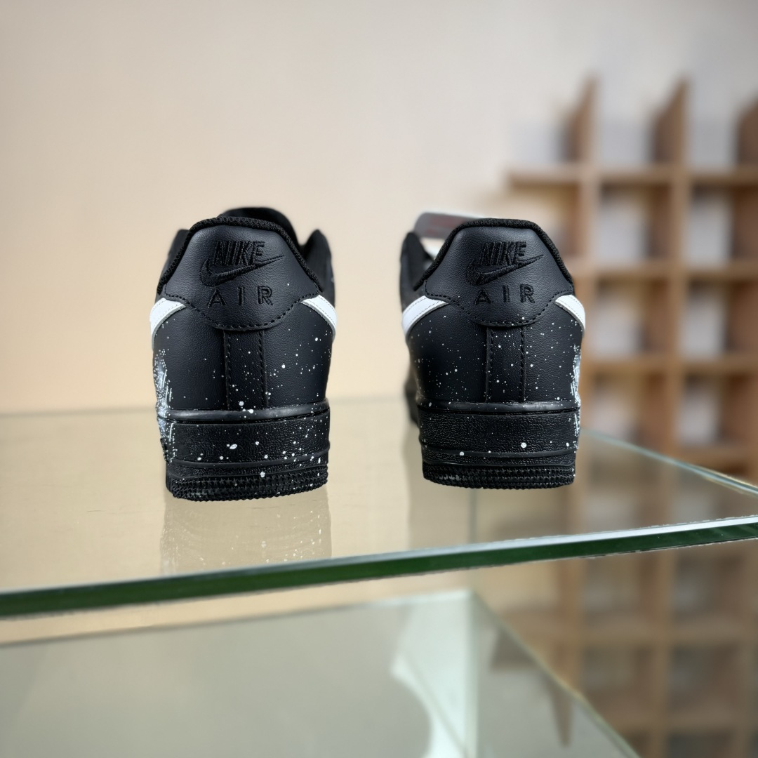 Nike Air Force 1'07 Low 二次元主题 黑色空间 空军一号低帮休闲板鞋 ZH0316-101