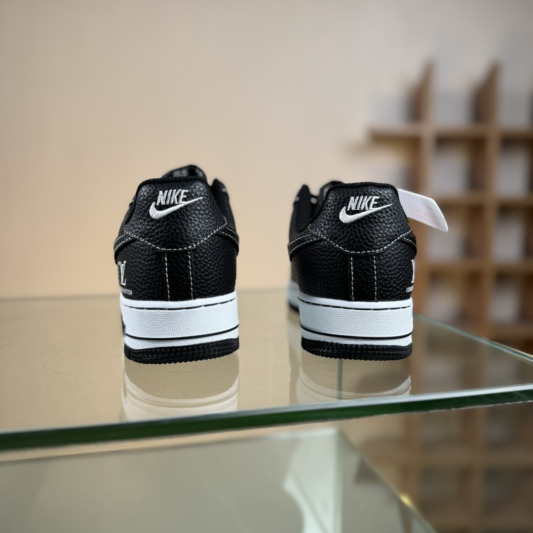 Nike Air Force 1'07 Low LV联名 方格黑荔纹 空军一号低帮休闲板鞋 CZ3986-001