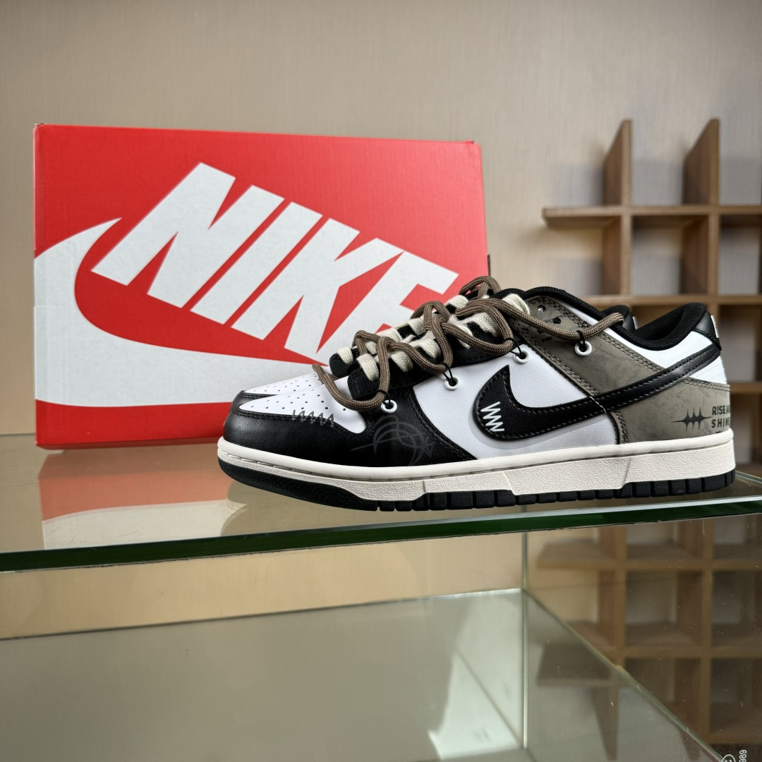 Nike SB Dunk Low ”Just Do It” 绑带 周年高端定制 低帮休闲板鞋 DD1503-101