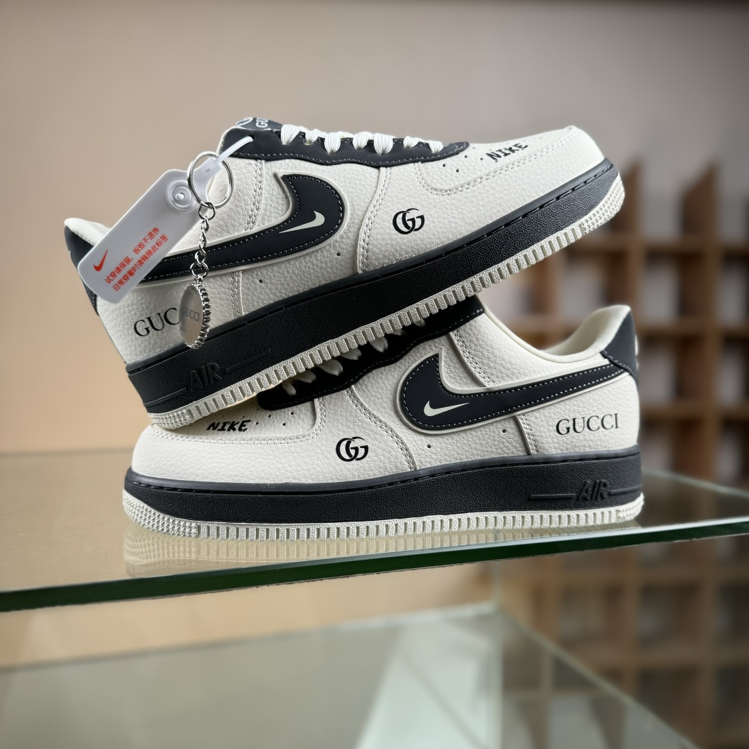 Nike Air Force 1 Low 07 x GUCCI 白黑小勾 KJ1688-013