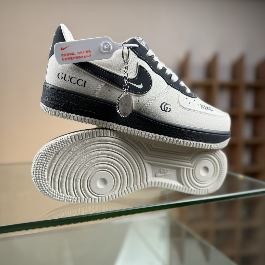 Nike Air Force 1 Low 07 x GUCCI 白黑小勾 KJ1688-013