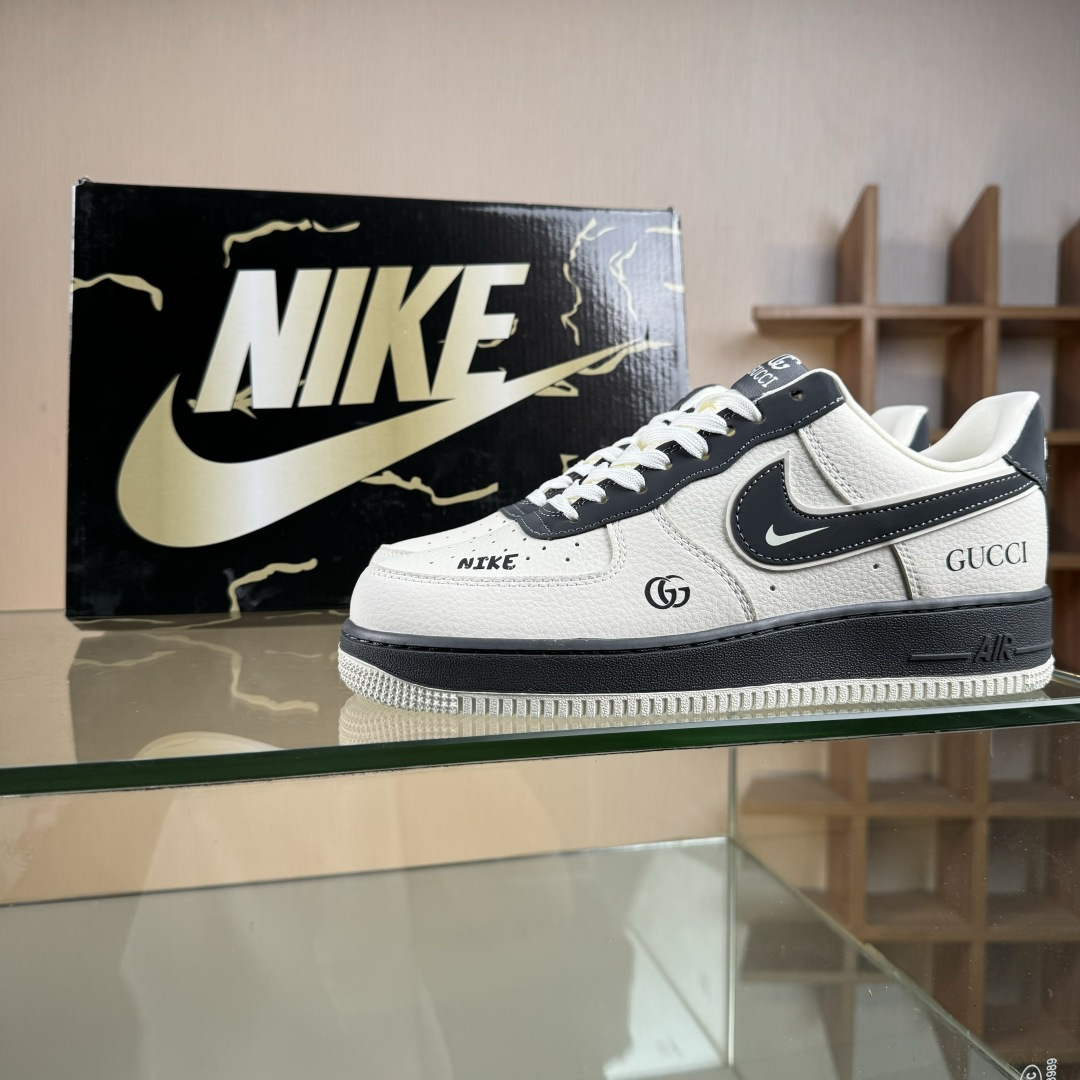 Nike Air Force 1 Low 07 x GUCCI 白黑小勾 KJ1688-013