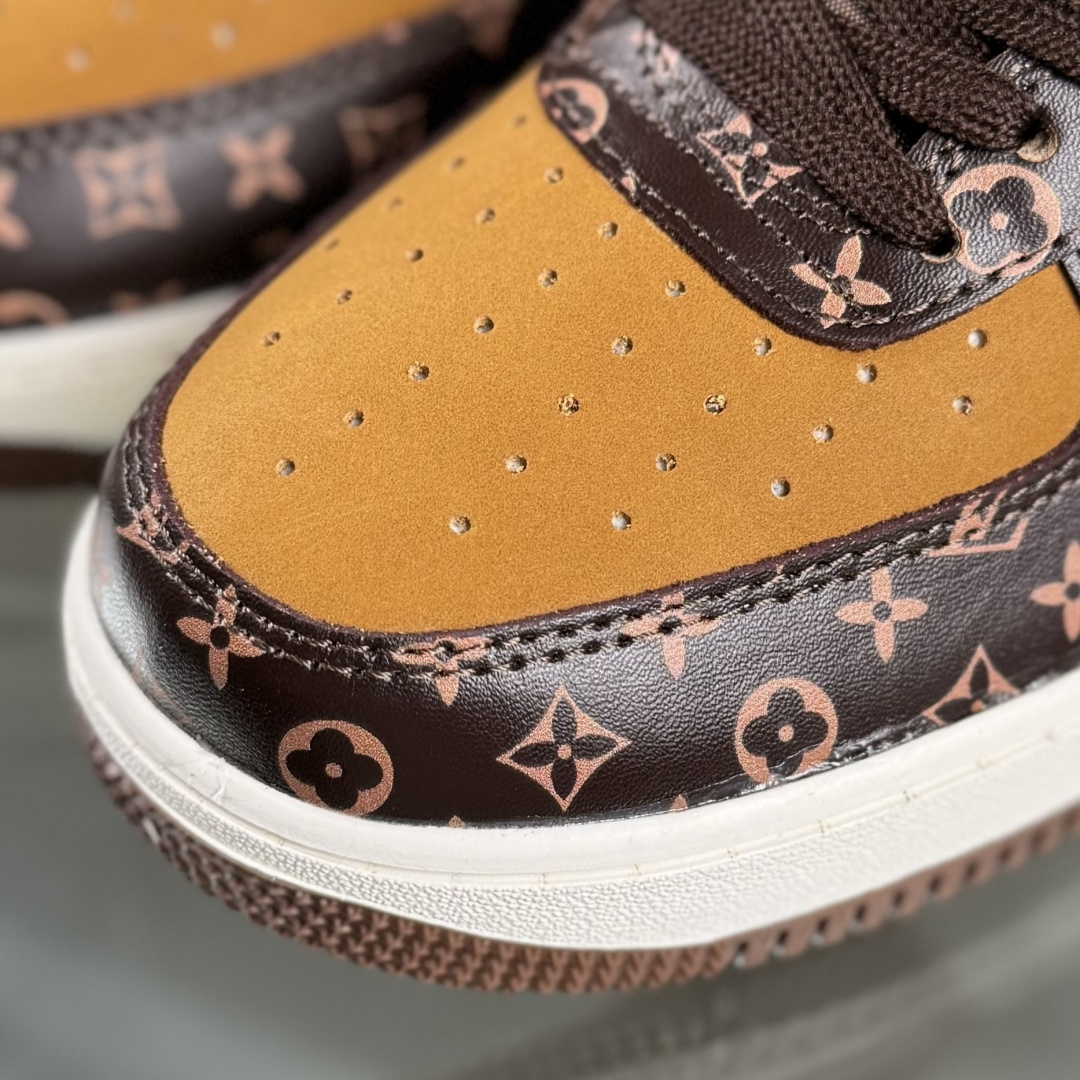Nike Air Force 1 Low 07 x Louis Vuitton 棕黄满印 XL1979-104