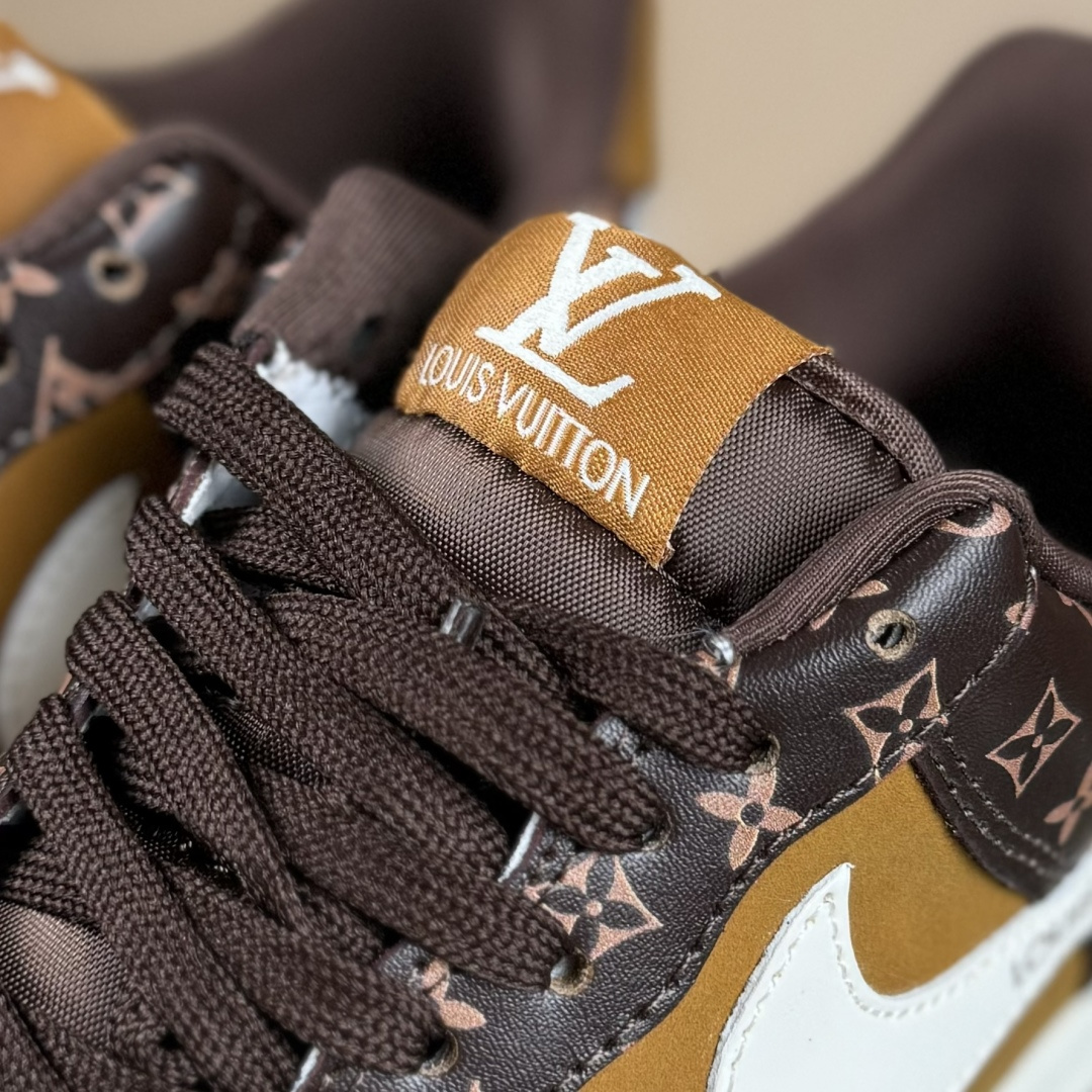 Nike Air Force 1 Low 07 x Louis Vuitton 棕黄满印 XL1979-104