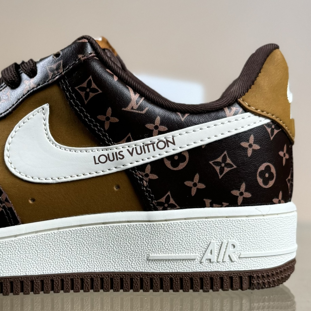 Nike Air Force 1 Low 07 x Louis Vuitton 棕黄满印 XL1979-104
