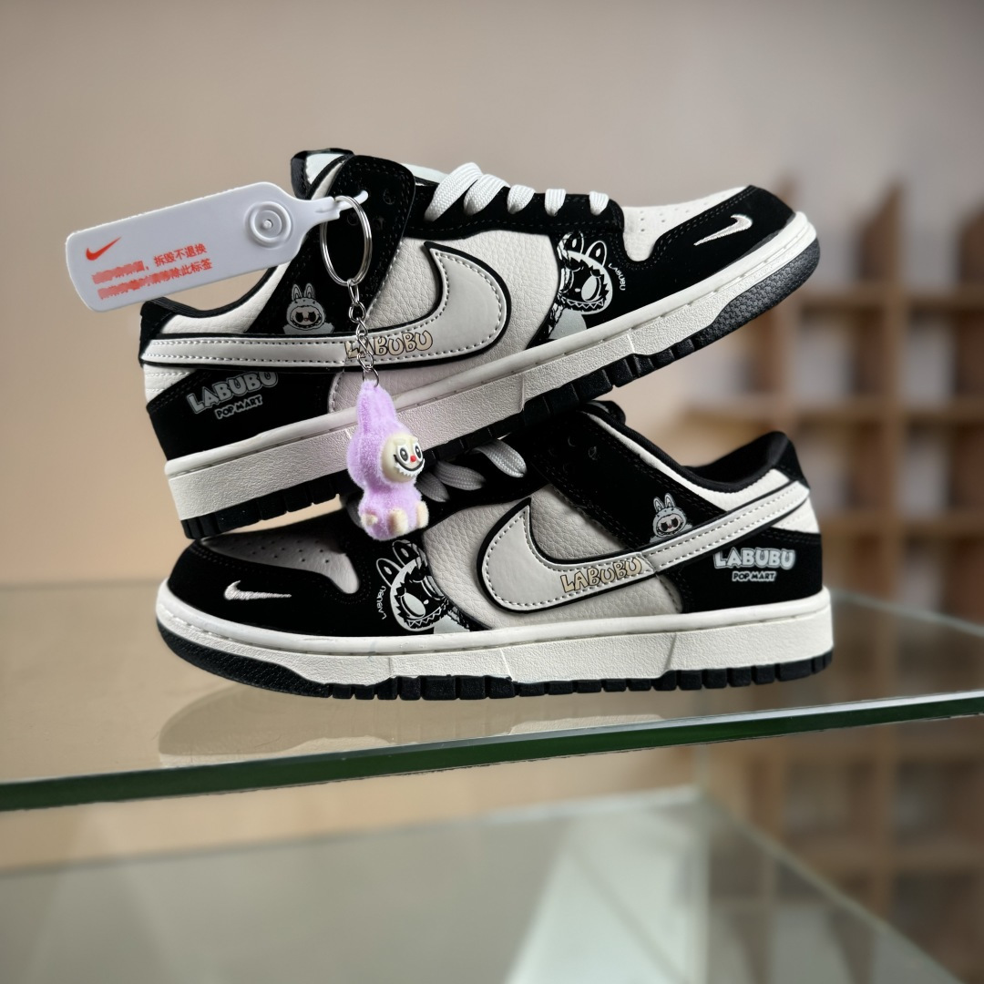 Nike SB Dunk Low x LABUBU 黑白小勾 DG2025-006