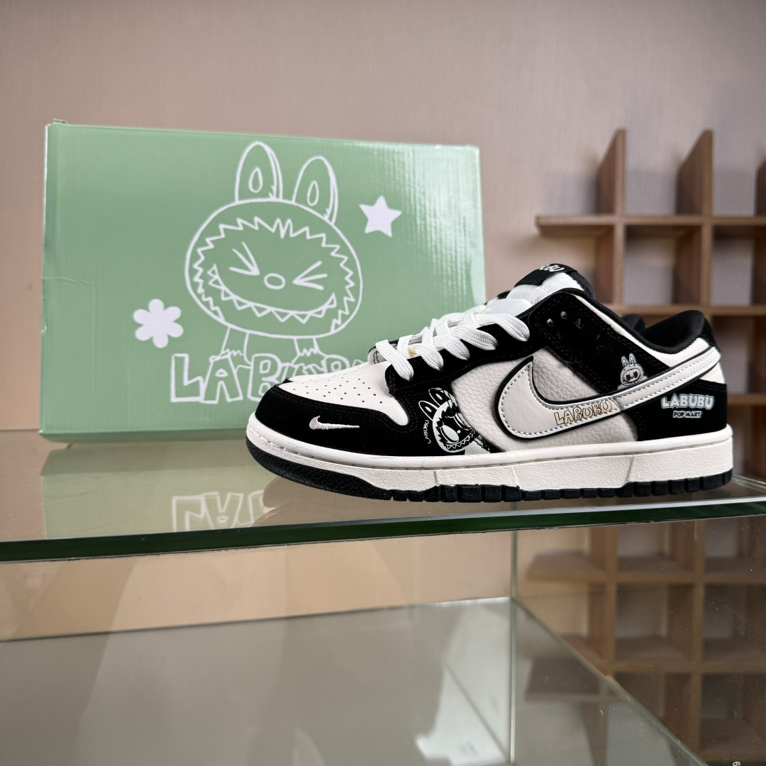 Nike SB Dunk Low x LABUBU 黑白小勾 DG2025-006