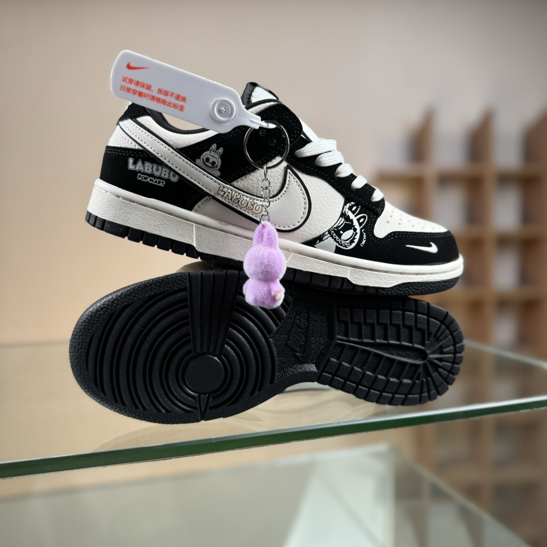 Nike SB Dunk Low x LABUBU 黑白小勾 DG2025-006