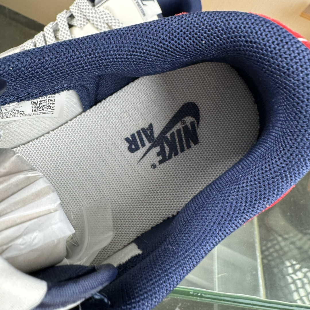 Travis Scott x Fragment Design x Air Jordan 1 Low OG SP AJ1 乔1 LV联名 猪八蓝勾织标 低帮文化休闲板鞋 CX5050-Y15