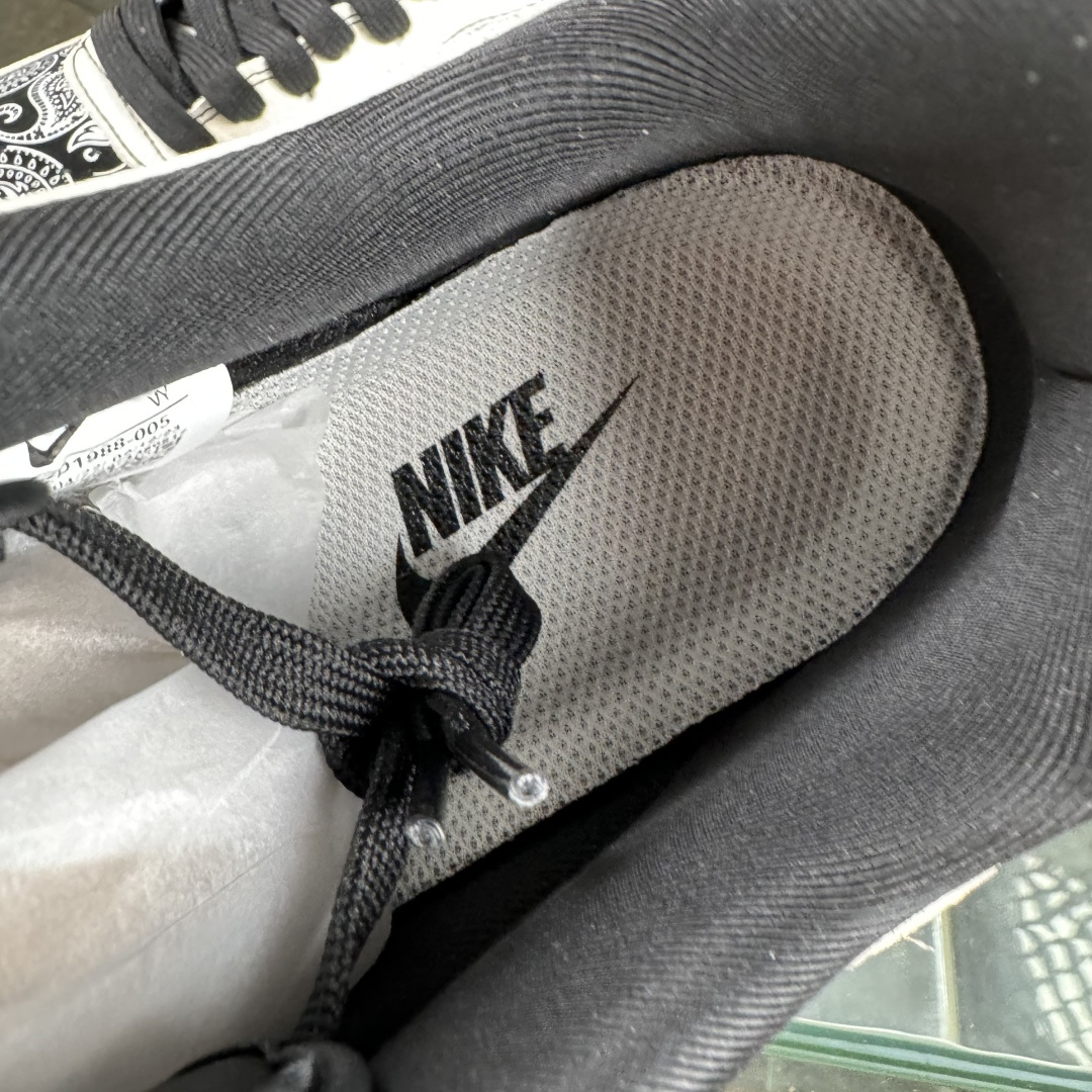 Nike Air Force 1'07 Low 腰果花 经典白黑 空军一号低帮休闲板鞋 ZD1988-005