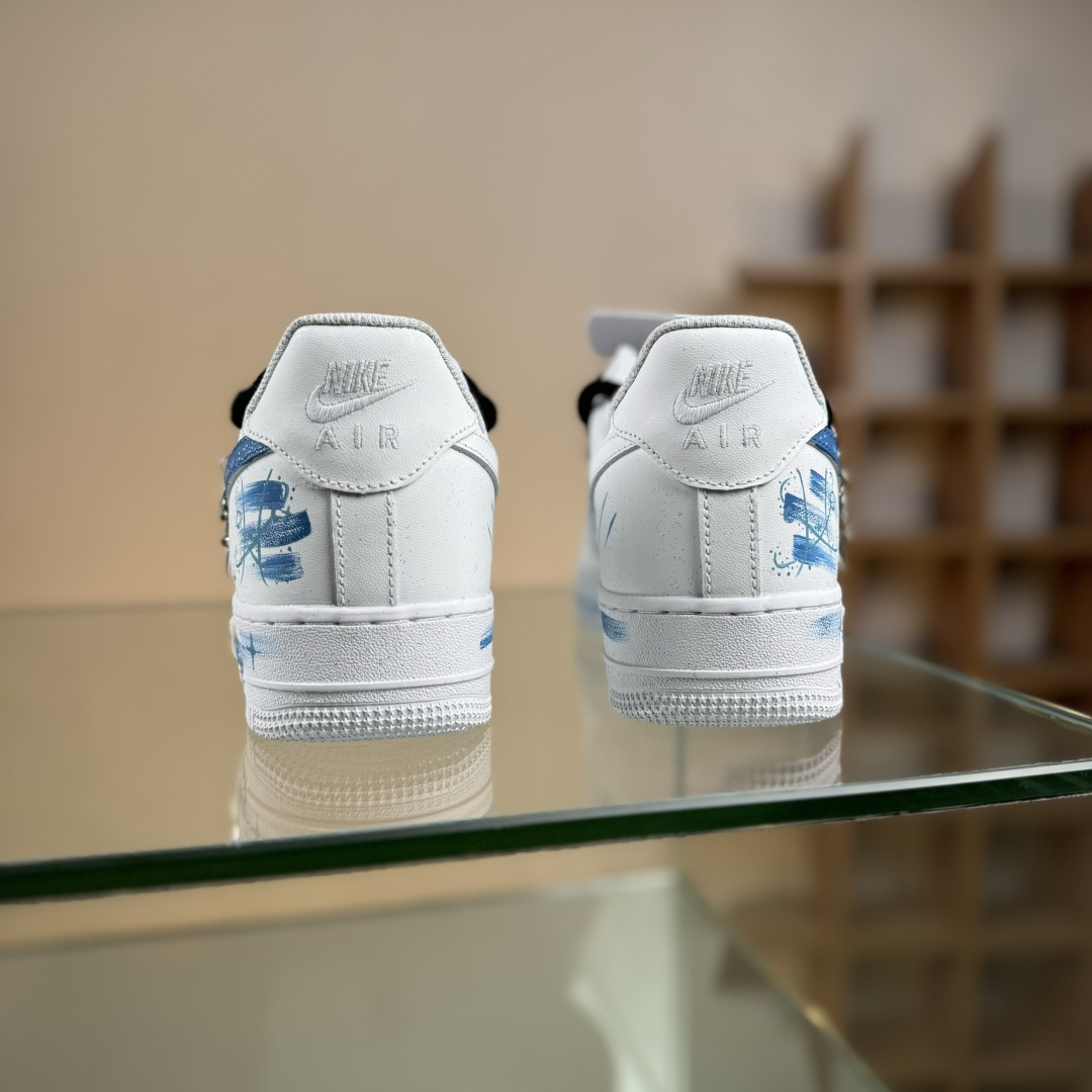 Nike Air Force 1'07 Low ”Pisces” 手绘涂鸦十二星座系列 双鱼座 空军一号低帮休闲板鞋 星座219-320