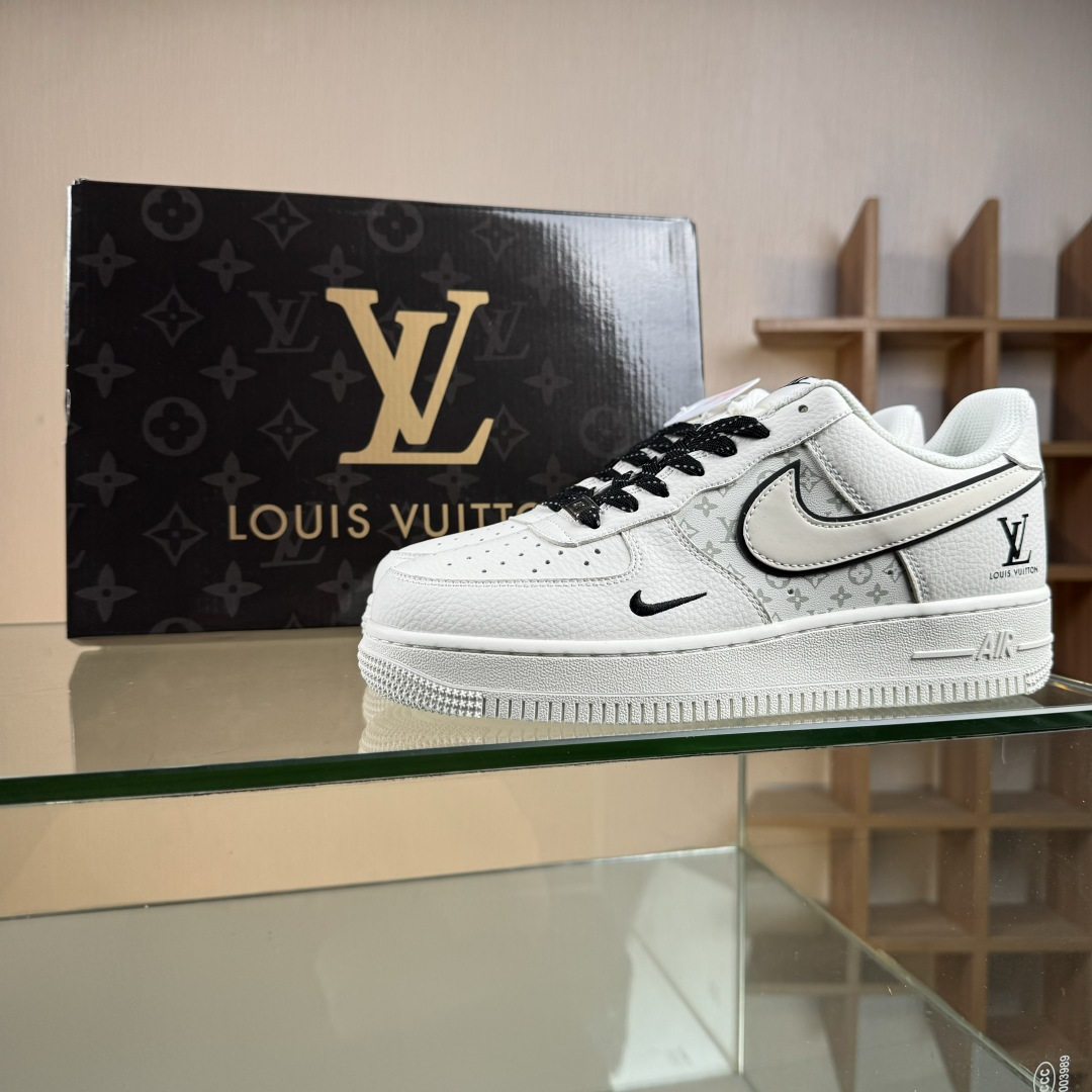 Nike Air Force 1'07 Low LV联名 米白小黑勾 空军一号低帮休闲板鞋 CS5288-035