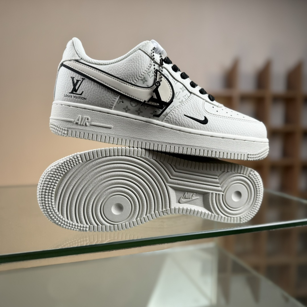 Nike Air Force 1'07 Low LV联名 米白小黑勾 空军一号低帮休闲板鞋 CS5288-035
