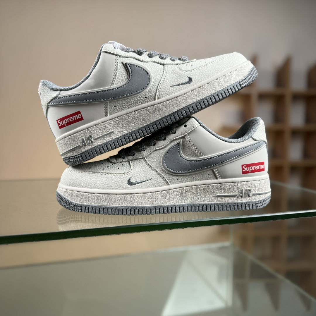 Nike Air Force 1 Low 07 x Superme 白灰小勾满天星 JP8028-012