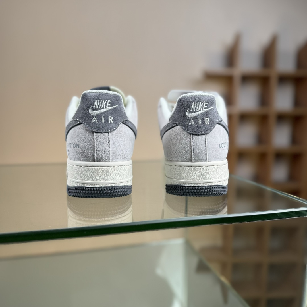 Nike Air Force 1'07 Low LV联名 双拼灰涂鸦 空军一号低帮休闲板鞋 CX5050-Y07