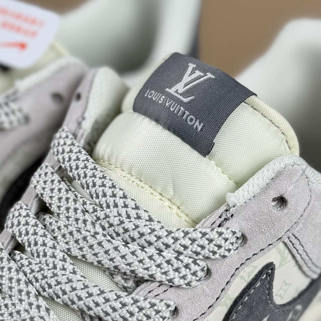 Nike Air Force 1'07 Low LV联名 双拼灰涂鸦 空军一号低帮休闲板鞋 CX5050-Y07