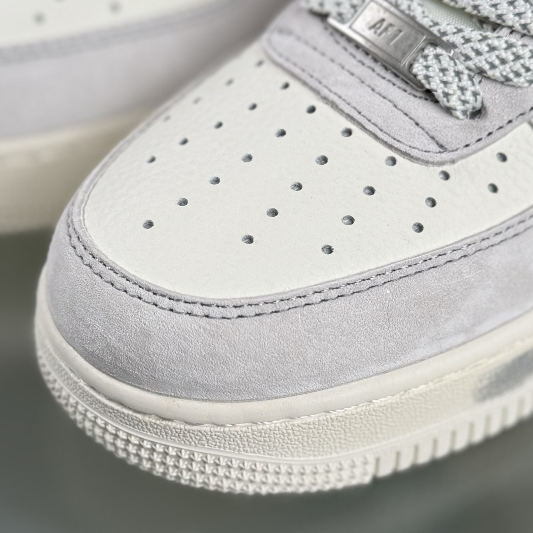 Nike Air Force 1'07 Low LV联名 双拼灰涂鸦 空军一号低帮休闲板鞋 CX5050-Y07